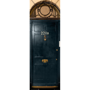 Sherlock - 221b Door Poster, (53 x 158 cm)