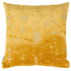 Pernă cu umplutură Zuiver Sarona Vintage, 45 x 45 cm, galben