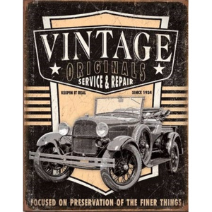 Vintage Originals - Pickup Placă metalică, (31,5 x 40 cm)