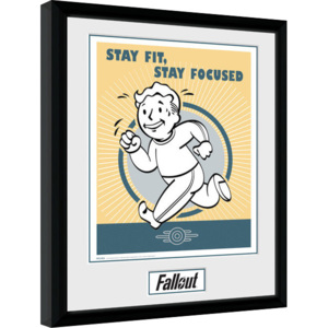 EuroPosters Fallout - Stay Fit Afiș înrămat