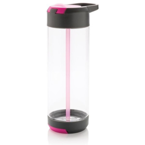 Sticlă cu suport pentru telefon XD Design, roz, 700 ml