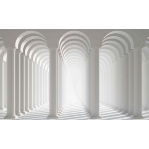 Columns Passage Fototapet, (368 x 254 cm)