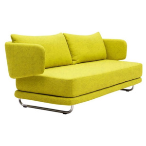 Canapea extensibilă Softline Jasper, verde galben