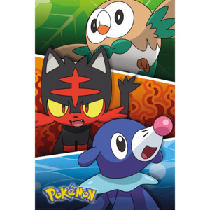 Pokemon - Alola Partners Poster, (61 x 91,5 cm)
