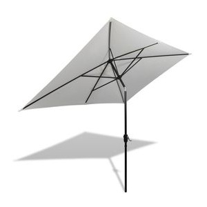 Umbrelă de soare dreptunghiulară 200 x 300, Alb nisip