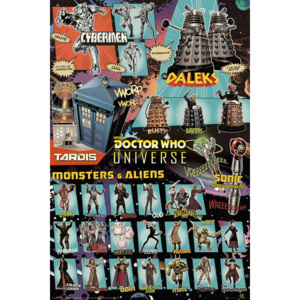 Doctor Who - Characters Poster, (61 x 91,5 cm)