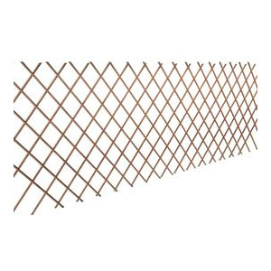 Gard delimitator armonica din lemn de salcie 90 x 180 cm, 5 buc