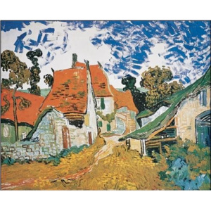 Street in Auvers-sur-Oise, 1890 Reproducere, Vincent van Gogh, (80 x 60 cm)