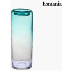 Vază de sticlă turcoaz by Homania