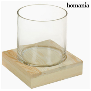 Vază Sticlă Lemn - Pure Crystal Deco Colectare by Homania