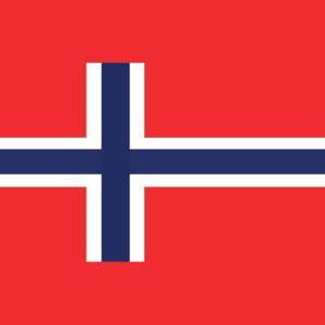 Flag Norway Fototapet, (254 x 184 cm)