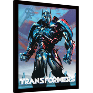 Transformers The Last Knight - Optimus Afiș înrămat