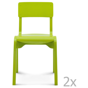 Set 2 scaune Fameg Maren, verde