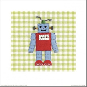 Catherine Colebrook - Robots Rule OK Reproducere, (30 x 30 cm)