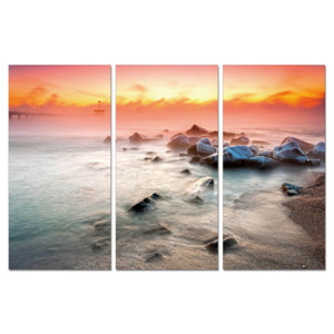Sunset on the beach Tablou, (90 x 60 cm)