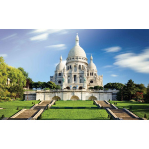 City Basilica Sacred Heart Paris Fototapet, (416 x 254 cm)