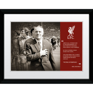Liverpool - Shankly Quote Print Afiș înrămat