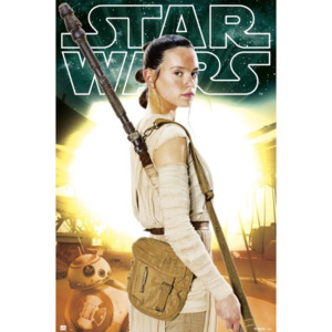 Star Wars VII - Rey Poster, (61 x 91,5 cm)