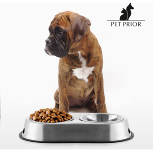 Castron de Hrană și Apă pentru Animale de Companie Pet Prior