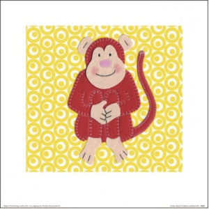 Catherine Colebrook - Cheeky Monkey Reproducere, (30 x 30 cm)