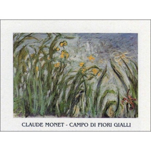 The Yellow Iris Reproducere, Claude Monet, (90 x 60 cm)