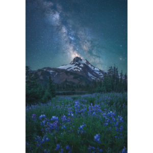 Fotografii artistice Milky Way Above Mt. Jefferson, Steve Schwindt