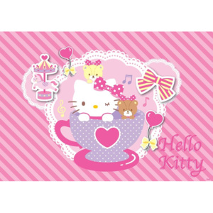 Hello Kitty Fototapet, (211 x 90 cm)
