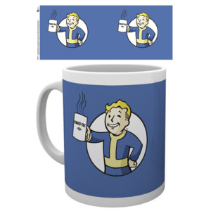 Fallout - Vault Boy Holding Mug Cană