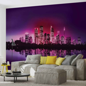 City New York Skyline Fototapet, (211 x 90 cm)