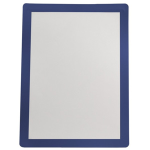 Buzunar magnetic pentru documente A4, cu rama color, 2 buc/set, JALEMA - rama albastra