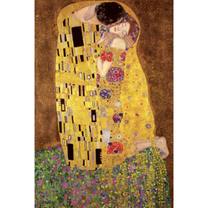 Gustav Klimt – kiss Poster, (61 x 91,5 cm)