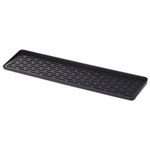 Suport pentru scurs pahare YAMAZAKI Slim, negru