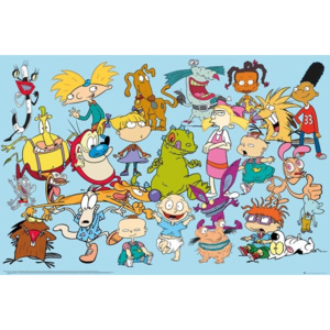 Nickelodeon - Characters Poster, (91,5 x 61 cm)