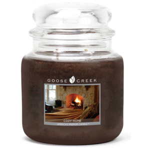 Lumânare parfumată în recipient de sticlă Goose Creek Cozy Home, 75 ore de ardere