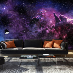 Fototapet - Purple Nebula 100x70 cm