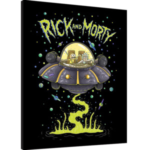Rick and Morty - UFO Afiș înrămat