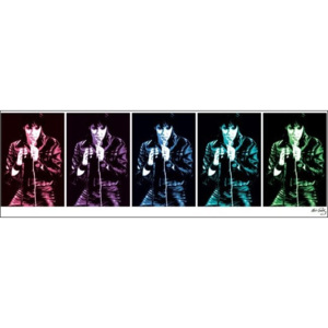 Elvis Presley - 68 Comeback Special Pop Art Reproducere, (95 x 33 cm)