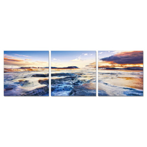 The tide in sunset Tablou, (120 x 40 cm)