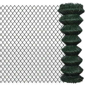 Gard lanț 1,25 x 15 m, Verde