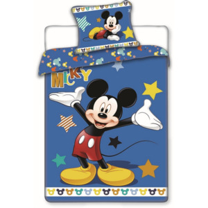 Lenjerie de pat pentru copii Mickey stars, 140 x 200 cm, 70 x 90 cm