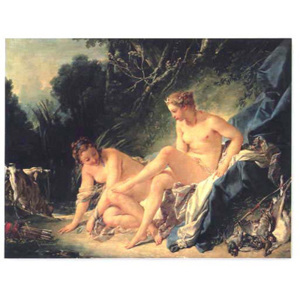 Diana Leaving Her Bath Reproducere, Raffaello, (80 x 60 cm)