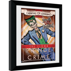 Batman Comic - Circus Joker Afiș înrămat