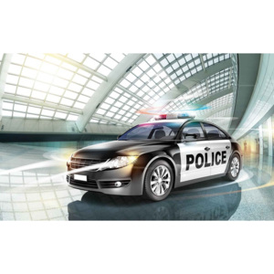 Police Car Fototapet, (368 x 254 cm)