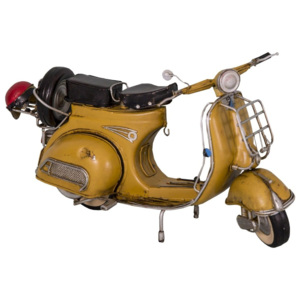 Scuter decorativ Antic Line Yellow Scooter