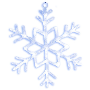 Decorațiune luminoasă cu LED Best Season Merry Snowflake, Ø 40 cm