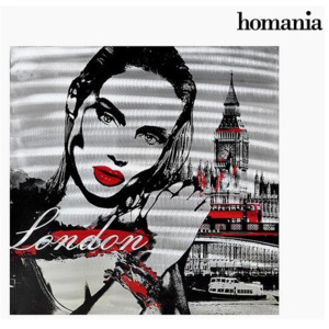 Tablou în Ulei Femeie în Londra (80 x 80 cm) by Homania