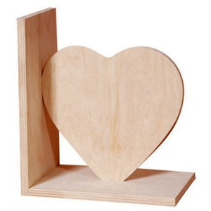 Suport din lemn pentru carti - model inima