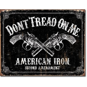 DTOM - american iron Placă metalică, (41 x 30 cm)