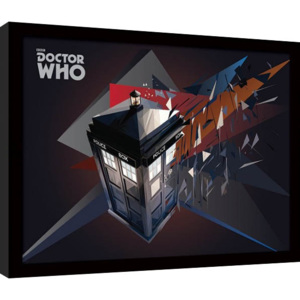 Doctor Who - Tardis Geometric Afiș înrămat