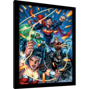 DC Comics - Justice League Attack Afiș înrămat